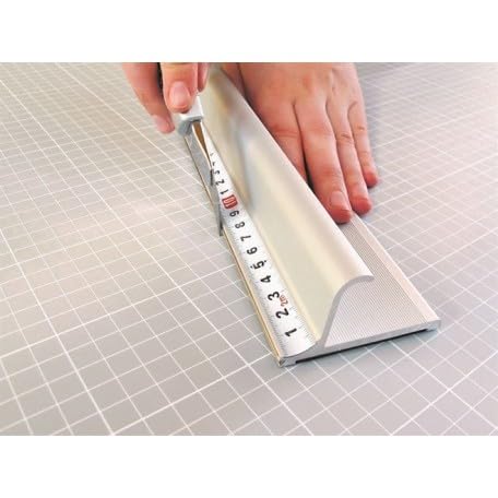 Règle de découpe PRO en alu de 205cm- à protection, antidérapante.