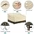 SunPatio Outdoor Couch Cover Waterproof, Patio Furniture Covers for 3 Seater Sofa, 78W x 42D x 32H inch, Heavy Duty Deep Seat Sofa Cover with Air Vents and Handles, Beige & Olive