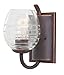Kalco 7351AC Seabrook 1-Light Bath, Antique Copper Finish