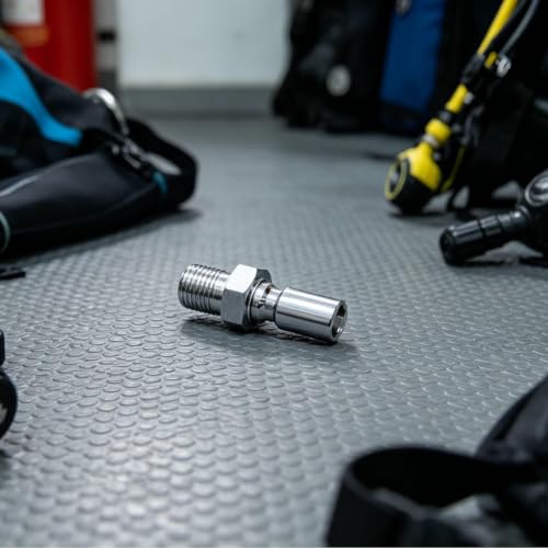 Conector para buceo compacto ideal en trajes de neopreno para tus vacaciones de snorkel 6