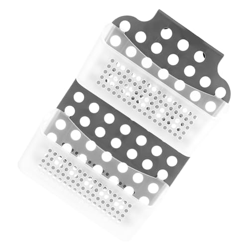 HOLIDYOYO Cesta Colgante para Baño Doble Capa Organizador sin Taladro de PP Resistente al Agua Soporte Portátil para Ducha y Cocina Accesorio Moderno para Almacenamiento Pared