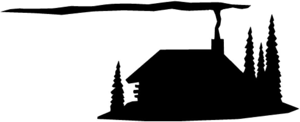 Pack of 3 Rustic Cabin Stencils Made from 4 Ply Mat Board 16x20x 11x14, 8x10