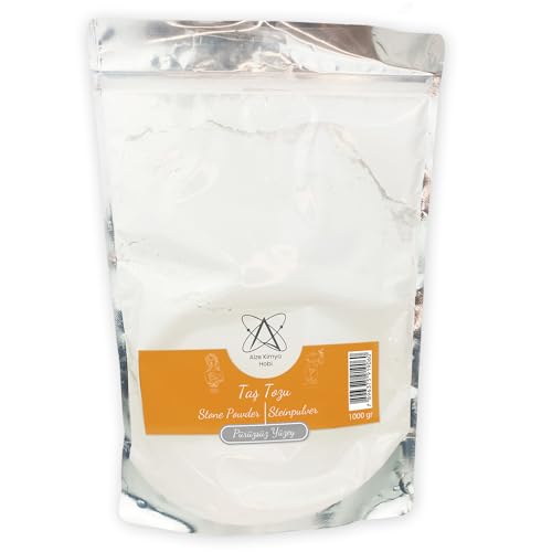 Heykel ve Hobi Çalışmaları için Beyaz Kokulu Taş Tozu, 1 kg