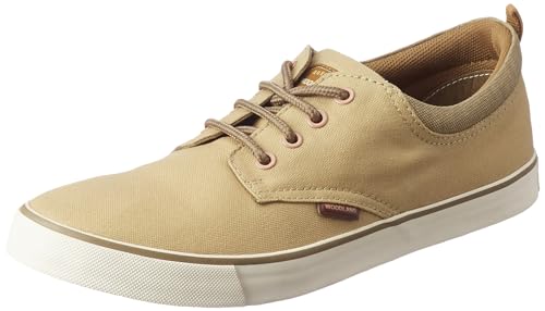 Woodland Mens Khaki Leather Casual Shoe-8 UK (42 EU) (GC 4022121C) (B0C94BW1J1) Amazon Price History, Amazon Price Tracker