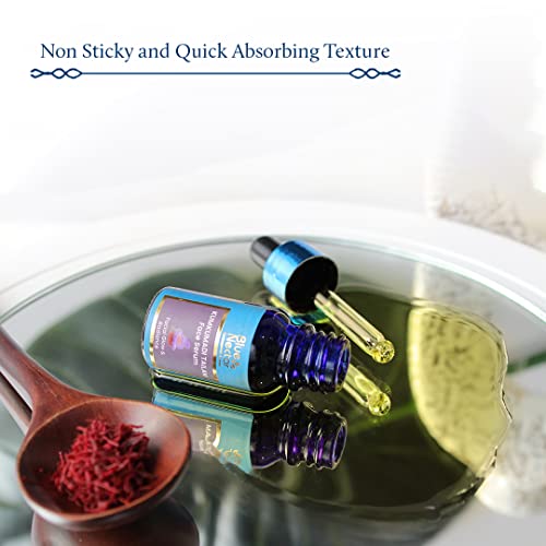 Blue Nectar Kumkumadi Ayurvedic Radiance Glow Face Serum (0.3 Fl Oz, 26 Herbs) And Hair Tonic Serum For Hair Thinning, Hair Fall And Healthy Scalp (3.4 Fl Oz, 8 Herbs) #TOP1