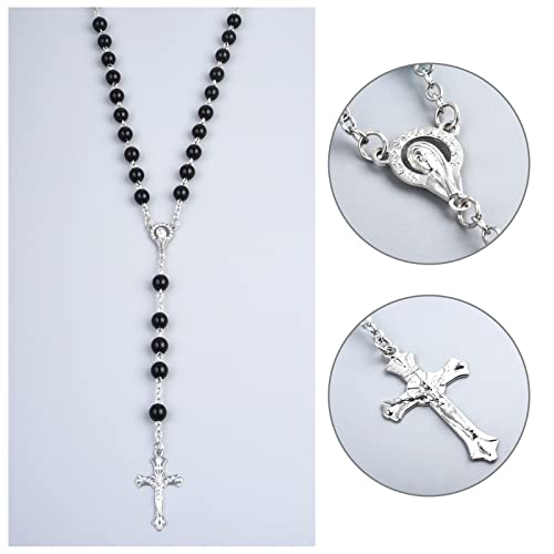First Communion Rosarys for Girls and Boys, RosaryBeads Catholic for Men, Women, Rosary Necklace as Gifts for Mother, Grandmother, Elders4