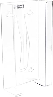 51211 - TrippNT Small PETG Tissue Box Holder - Clear PETG with Mounting Keyholes Plus Hardware 9 5/8 X 5 1/8 X 2 3/4 inches WHD