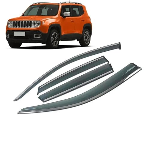 Fenêtre voiture pare-soleil Jeep Renegade 2014-2023 déflecteurs pare-pluie