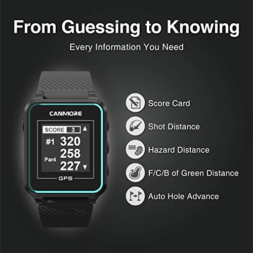 Montre GPS de Golf CANMORE TW353 : fini les reflets avec l'écran LCD - 3