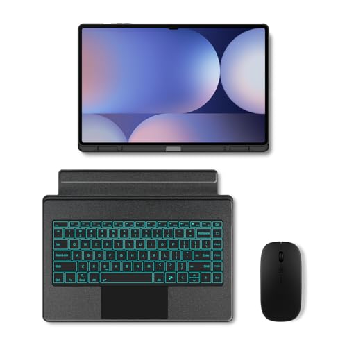 Clavier rétroéclairé avec souris pour travailler sur Galaxy Tab S8 Ultra