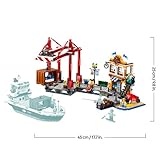 LEGO City Seaside Harbour with Cargo Ship Set, Educational Port Building Toy for Kids, Boys and Girls Aged 8 and Over, Model Container Crane and Boat with 8 Minifigures, Birthday Gift Idea 60422 - Image 8
