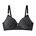 Soutien Gorge sans Armature en Dentelle Femme Soutien Gorge Push up Bralette Coton Dentelle Sexy Haute Élasticité Bra Rembourré Confortables sous-vêtement Dos Brassière Grande Taillesous-Vêtements