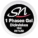 Produktbild SN Nageldesign 1 Phasen Gel für Gelnägel dickviskos 3 in 1 UV/LED Nagelgel All in One Einphasengel klar transparent clear thick 15ml