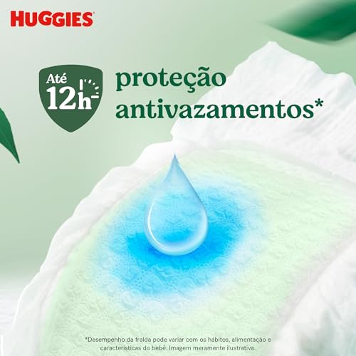 Fralda Huggies NATURAL CARE RN 34 unidades,... glide