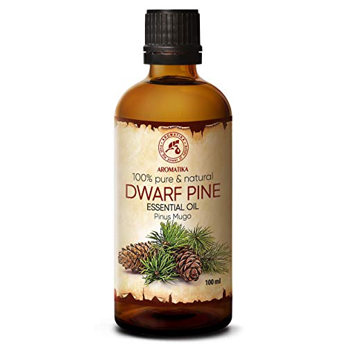 Olio Essenziale di Pino Mugo - 100ml - Pinus Mugo per Diffusori - Aromaterapia - Profumi per Casa - Profumo di Pino - Oli Puri di Pino per Sauna e Bagno