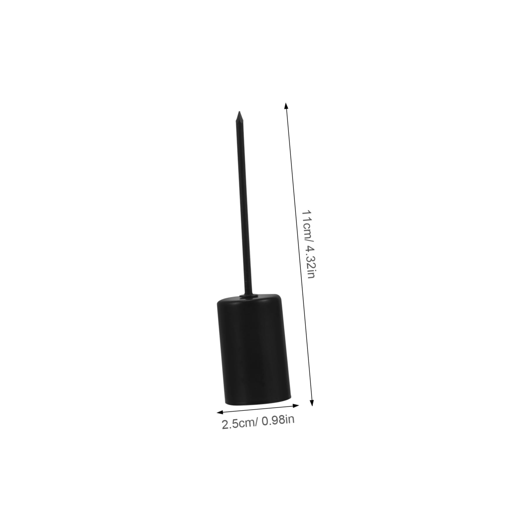 Cabilock 25 Piezas Porta Cera para Árbol De Navidad Sujetavelas Pinzas para Velas Navideñas Candelabros Cónicos Adornos De Mesa De Navidad Palo De Vela Candelabro con Espiga Planchar