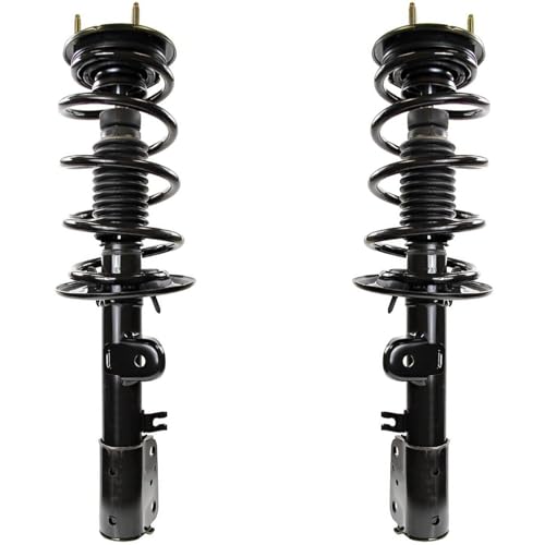 Image of Detroit Axle - AWD Struts Shocks for 2013-2019 Ford Explorer [3.5L], 2 Front Struts & Coil Spring Assembly 2 Rear Shock Absorbers 2014 2015 2016 2017 2018 Replacement Suspension Kit