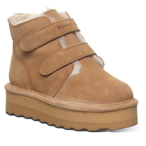 BEARPAW Retro Larisa Youth Boot | Youth's Boot Classic Suede | Youth's Pull On Boot | Comfortable Winter Boot
