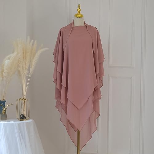Women Muslim Chiffon Scarf Lightweight Breathable Abaya Jilbab Ramadan Eid Sun-proof Shawls Wrap Hijab2