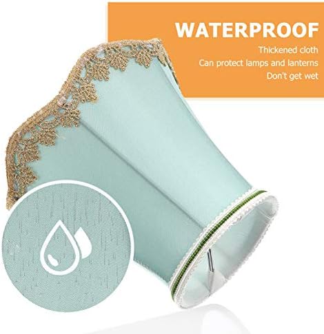 Mobestech Small Lamp Shade Modern European Style Fabric Lampshade Bell Shaped Cloth Lamp Shade for Table Floor Lamps Replacement