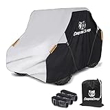 CoukouCover UTV Cover, Heavy Duty Upgraded 420D Oxford Fabric Side by Side Cover, 2-3 Passenger Outd