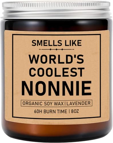 Bougie cadeau amusante pour Nonnie à allumer lors des moments de détente en famille