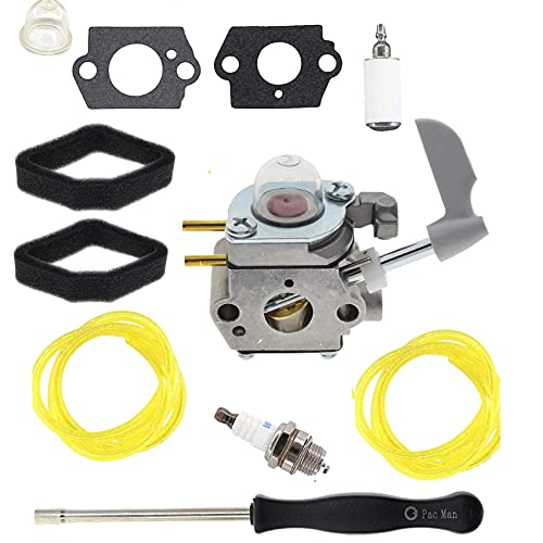 Shnile 308054114 Carburetor AC04122 Fuel Line Kit Compatible with Homelite 308054075 fits 26B Leaf Blower UT09526 with Carburetor Adjusting Tool Air Filter Primer Bulb