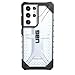 URBAN ARMOR GEAR UAG Designed for Samsung Galaxy S21 Ultra Case Clear Ice Rugged Lightweight Slim Shockproof Transparent Plasma Protective Cover, [6.8 inch Screen]