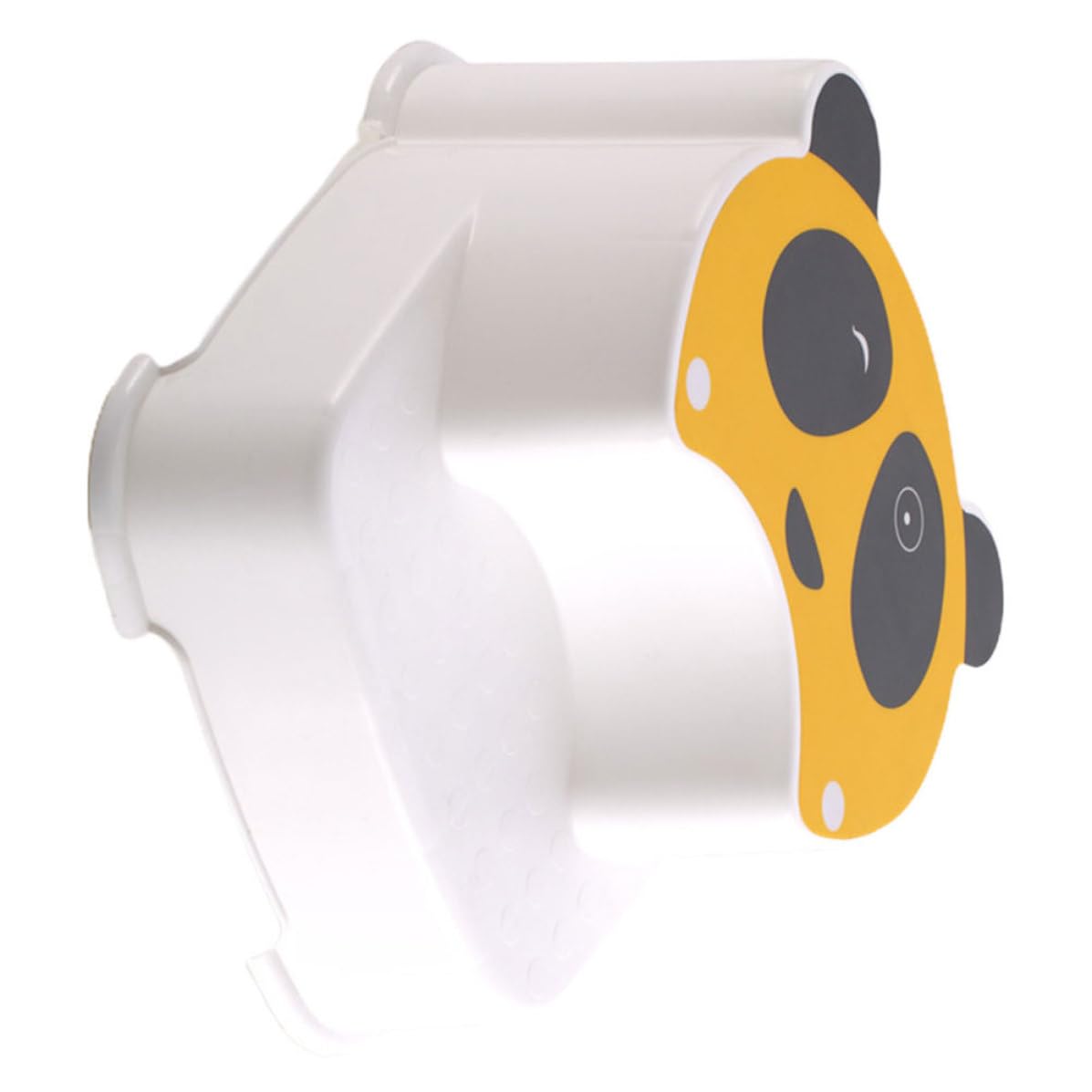 Tabouret enfant pratique jaune à motif pour l'autonomie des garçons et filles