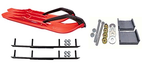 C&A Pro Red XCS Snowmobile Skis w/ 6