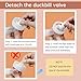PumpMom-us Breast Pump Parts for Spectra, Replace Duckbill Valves Tubes Backflow Protector Membrane for Spectra S1 S2 9 Plus Breastpumps