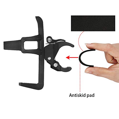 Accmor Bike Water Bottle Holder No Screws, Universal Bike Cup Holder, 360 Degree Rotating Bike Water Bottle Cage, Water Bottle Holder for Bike Stroller Walker, 1 Pack