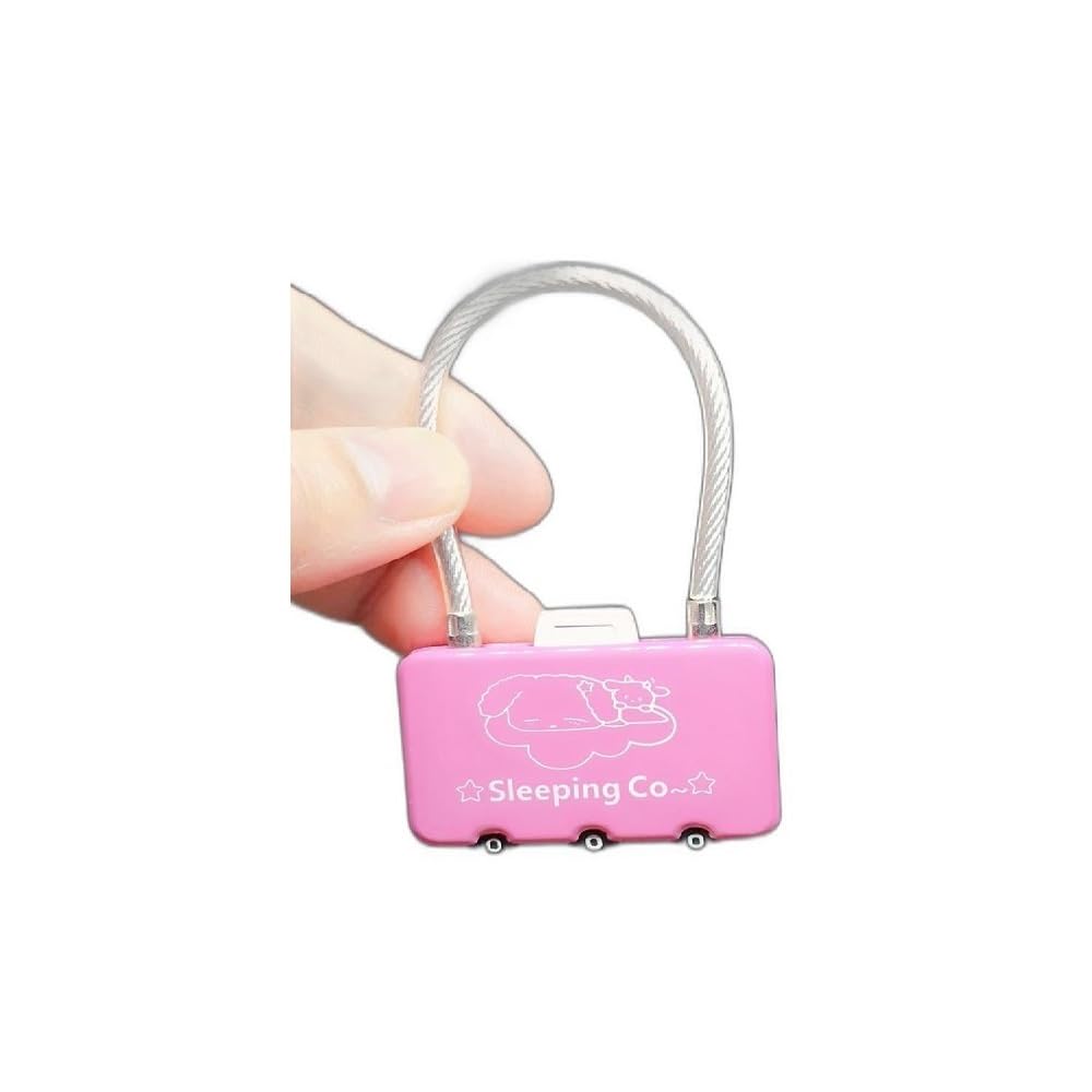 Unikkus Set of 2 Number Locks, Small 3 Digits Safety Number Combination Lock for Luggage, Bag, Travelling Padlock-image-34