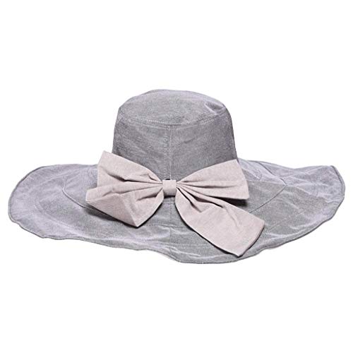 Chapeau de plage pour les femmes pliable et élégant avec grande protection UV du soleil