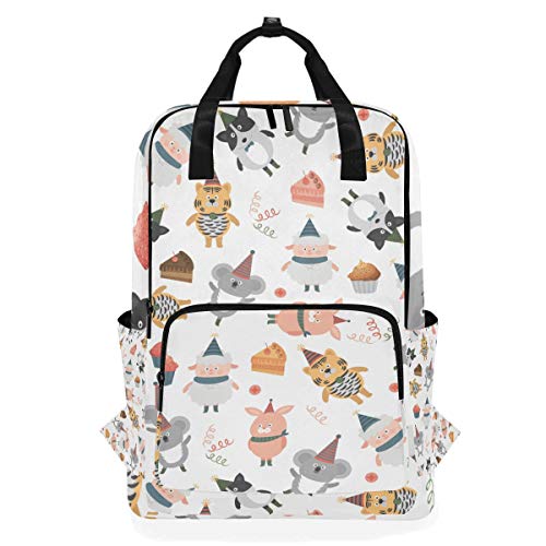 FANTAZIO Mochila Casual de Oveja de Tigre para Perro con Dibujos Animados