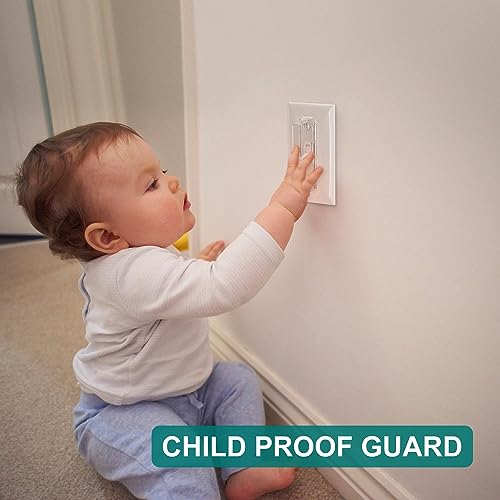 Protections pour interrupteur mural CLYMENE securite enfant maison - 4