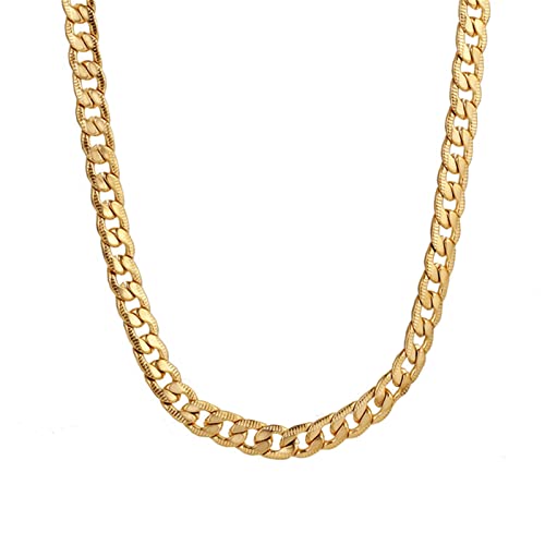 Chaîne à maillons dorés 5-7 mm FLXHHX pour homme et garçon