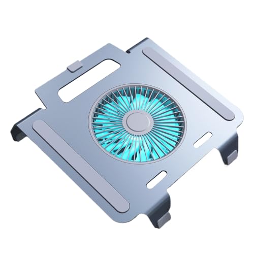 Soportes Para Computadoras Portátiles – Con Ventilador 3 Velocidades, Functional, Almohadilla De Escritorio Azul, Y Ventiladores De Refrigeración Externa Juegos Oficina | Multiusos Exterior Utility