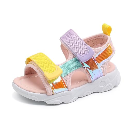 IWIHMIV Girls Sandals Girls Summer Sandals Toddler Summer Sandals Breathable Non-Slip Water Shoes for Beach Pool2