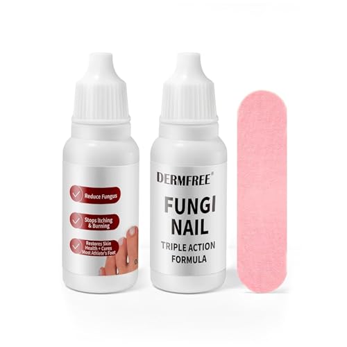 DERMFREE Toenail Treatment Gentle Formula Effectively Improves Nails for a More Beautiful Appearance2pcs