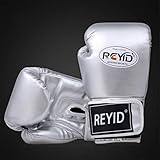 Boxhandschuhe Competition Kampftrainingshandschuhe Fitness Praxis Kämpfen Kampfkampf Sandbag Handschuhe Sanda Trainingshandschuhe Adult Boxen Sportartikel,Silber,8oz