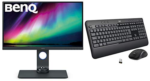 Image of BenQ SW270C, 27 Inch 4K IPS Photo Editing Monitor+ Logitech Keyboard Combo