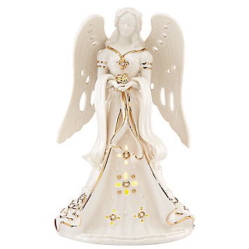 Amazon.com: Lenox Florentine and Pearl Lighted Large Angel