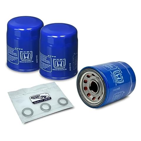 Bundle Genuine OEM Engine Oil Filter + Drain Plug Gasket Cover