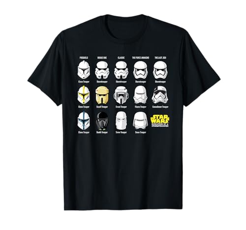 Star Wars Saga Guide Evolution of a Stormtrooper Camiseta