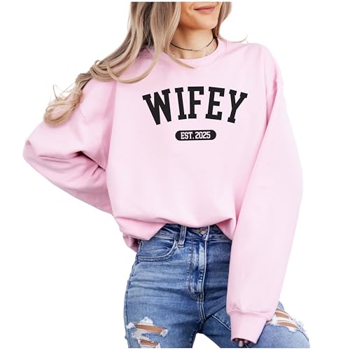 Wifey Year Est. Zip Hoodie, Hoodie, or Sweater – Custom Honeymoon Bride Gift, Wedding Anniversary Apparel