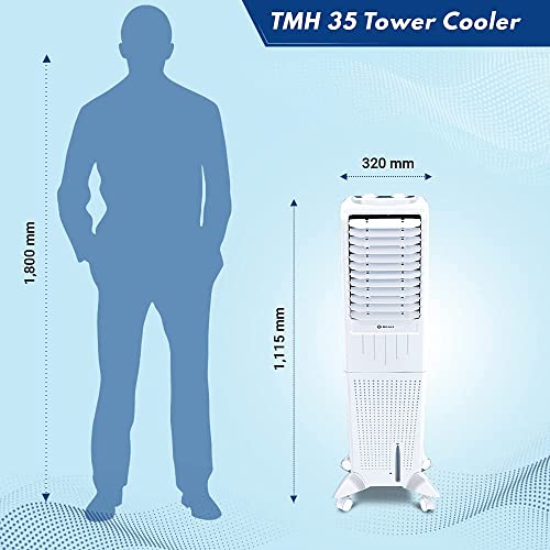 Amazon Renewed Bajaj TMH35 35L Tower Air Cooler White - Image 6