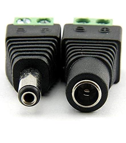 Image of CARE 'N' TOUCH (2 Set Screw Fastening Type Male and Female DC Power Plug-Connector (2 Male + 2 Female)
