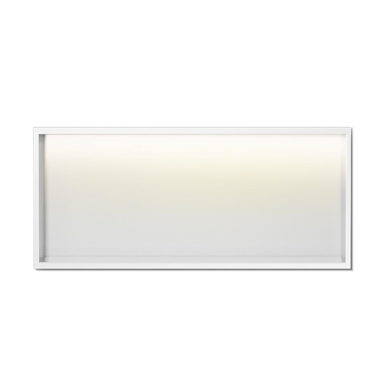 QUSYZD Recessed Wall Niche, Stainless Steel Shower Niche, No Tile Needed Wall for Bathroom Toilet Kitchen,Off-white-90x28x12.5cm