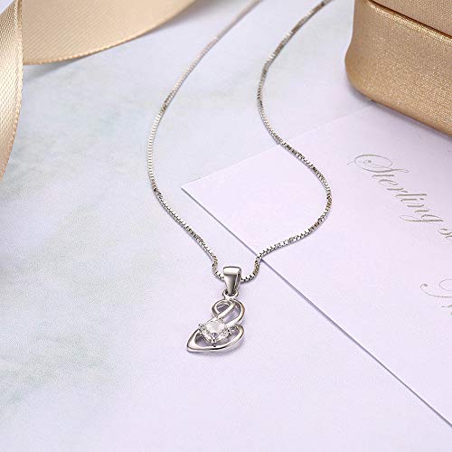 S925 Sterling Silver Wysokiej jakości antyalergiczna biżuteria Naszyjnik z cyrkoniami Naszyjnik Ladies Exquisite